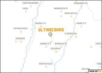 map of Ultimo Campo