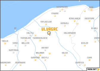 map of Uluağaç