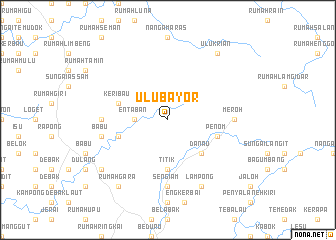 map of Ulu Bayor