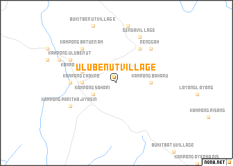 map of Ulu Benut Village