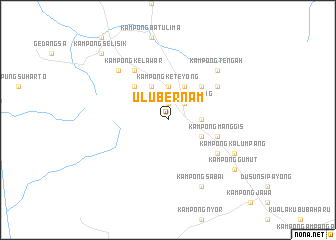 map of Ulu Bernam