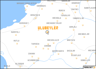 map of Ulubeyler