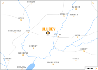 map of Ulubey