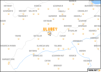 map of Ulubey