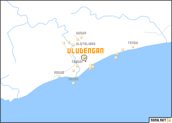map of Ulu Dengan