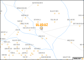 map of Uludüz