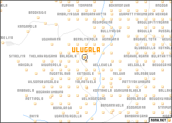 map of Ulugala