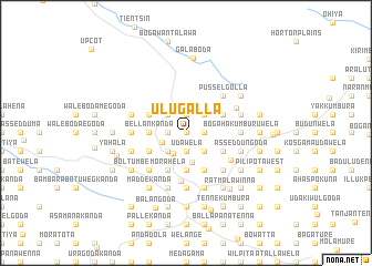 map of Ulugalla