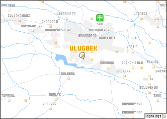 map of Ulugbek