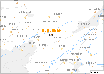 map of Ulughbek