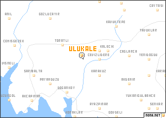 map of Ulukale
