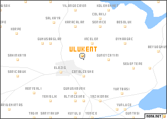 map of Ulukent