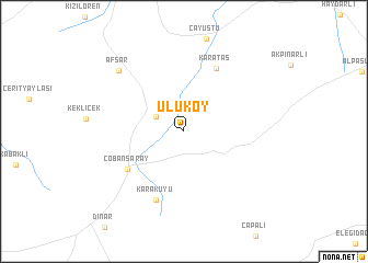 map of Uluköy