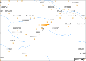 map of Uluköy