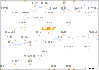 map of Uluköy