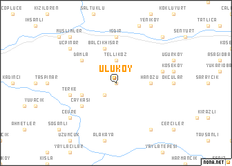 map of Uluköy