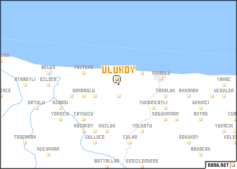 map of Uluköy