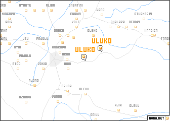 map of Uluko