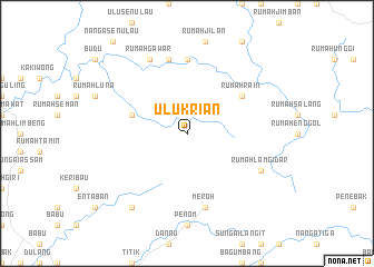 map of Ulu Krian