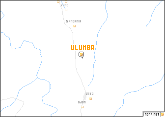 map of Ulumba