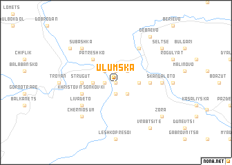 map of Ulumska