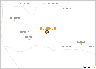 map of Uluören