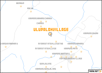 map of Ulu Paloh Village