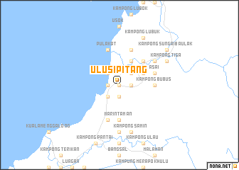 map of Ulu Sipitang