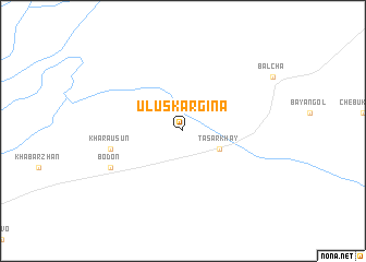 map of Ulus Kargina