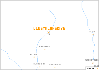 map of Ulusy Alakskiye