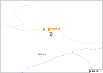 map of Ulu-Sysy