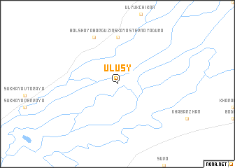 map of Ulusy