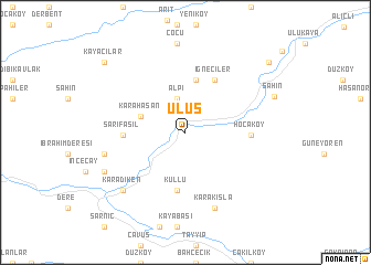 map of Ulus