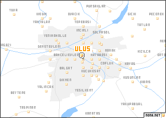 map of Ulus