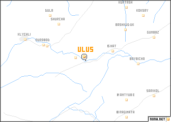 map of Ulus