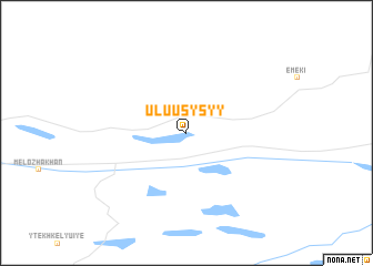 map of Uluu-Sysyy