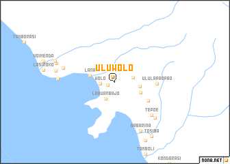 map of Uluwolo