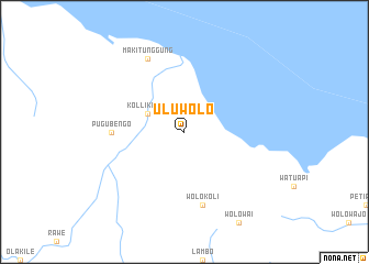 map of Uluwolo