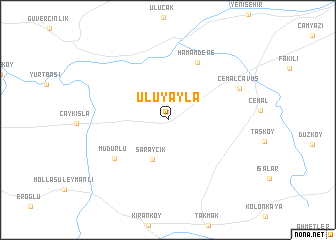 map of Uluyayla