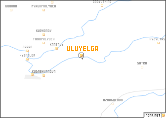 map of Ulu-Yelga