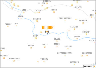 map of Ulvah