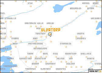 map of Ulvatorp