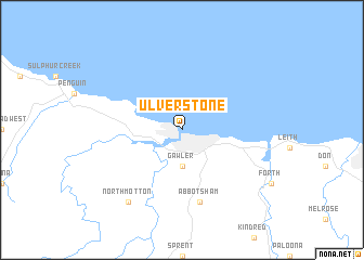 map of Ulverstone