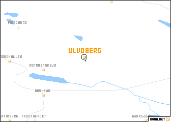 map of Ulvoberg