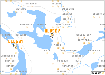 map of Ulvsby