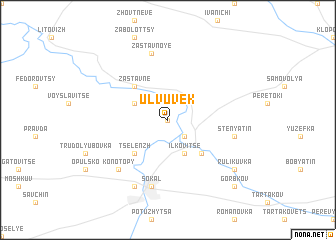 map of Ulʼvuvek