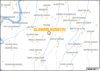 map of ‘Ulwān al Ḩuşaynī
