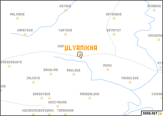 map of Ul\