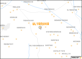 map of (( Ulyanivka ))