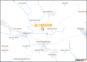 map of Ulʼyanivka